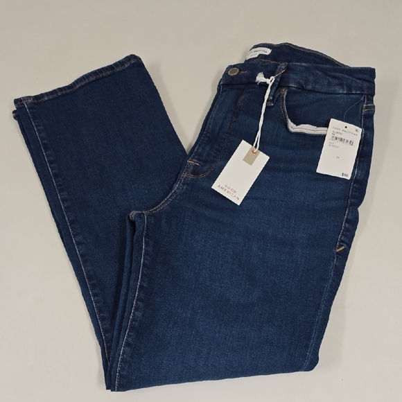 GOOD AMERICAN GOOD LEGS STRAIGHT JEANS - Picture 2 of 15